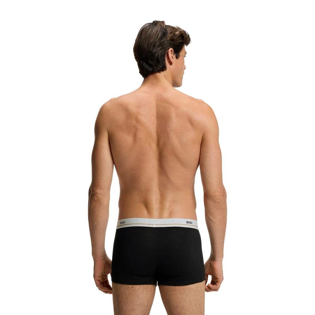 Boss Mens Essentials Plain Boxer Shorts (Pack of 5)