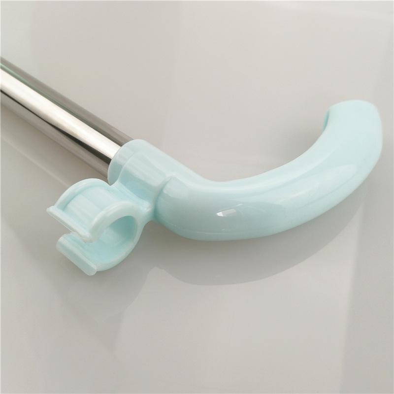 Broom Handle & Dustpan Set: 19" Extension, 16" Plastic Dustpan, 22mm Thick Hanging Mop/Broom Pole Accessories.