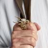 Vintage Gold Dragon Open Ring Male Domineering Trend Ring Party Accessories