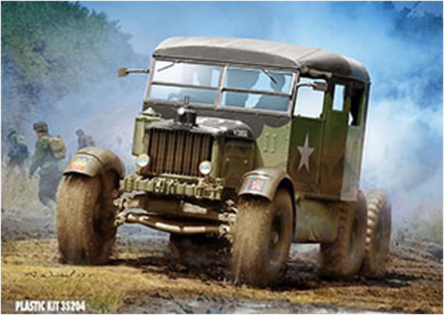 

Thunder Model 1/35 British Army Scammell Pioneer Tank Transporter Tractor TRMU30 Plastic Model TB35204