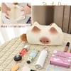 Newseego Small Cosmetic Cute Makeup Pouch for Large Cute and Stylish Storage Gadget Travel Cat Print Pouch, Women, Capacity, Pouch, Case, Portable,