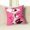 A-Angel D-Dust H-HazbinsS-S Pillow Cases for Bedroom Living Room Sofa Home Decor Polyester Cushion Cover with Zipper