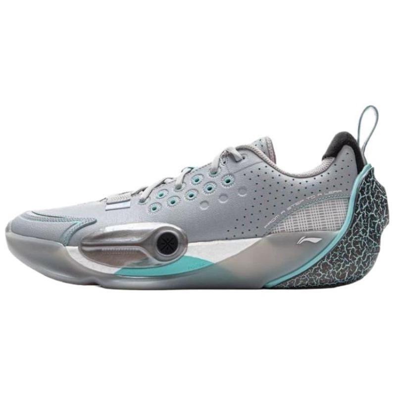 Li-Ning Wade All City 13 Mens Low Top Basketball Shoes Gray Blue ABAV001-13 40