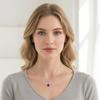 Elegant Heart MOM Pendant Necklace Women Hypoallergenic Copper Chain Lightweight Locket Jewelry Mothers Day Gift