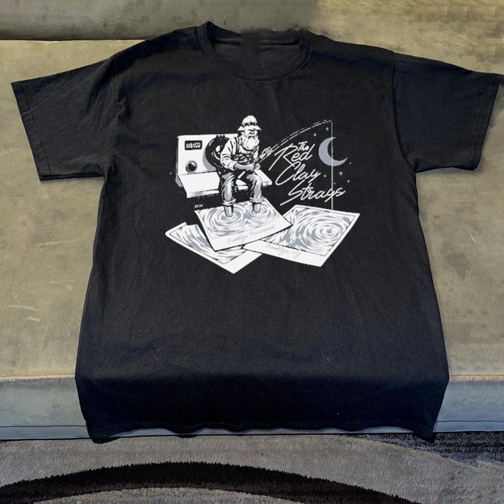 The Red Clay Strays Band Tour Fishing The Moon T Shirt Full Size S-5XL Unisex T-Shirt L