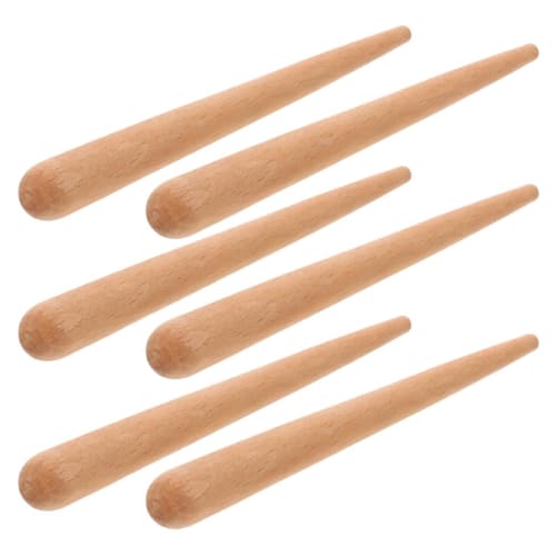 ABOOFAN 6-Piece Fish Frog Scraper Xylophone Mallets, Taiko Drum Sticks, Musical Percussion Instruments, Educational Percussion Instruments, Glockenspi
