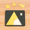 1/5Pcs Wooden Block Puzzle Challenge Game Disappearing Triangle Rectangle Rhombus Parallelogram Jigsaw Puzzle Game Educational Puzzle Toy