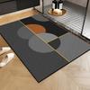 VIKAMA Entrance Door Mat For Modern Minimalist Bathroom, Water-Absorbing Toilet, Easy To Clean Carpet For Home Decoration.