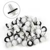 100pcs/set White Door Panel Clips Plastic Bumper Clips Durable Retainer Clips  Car Interior