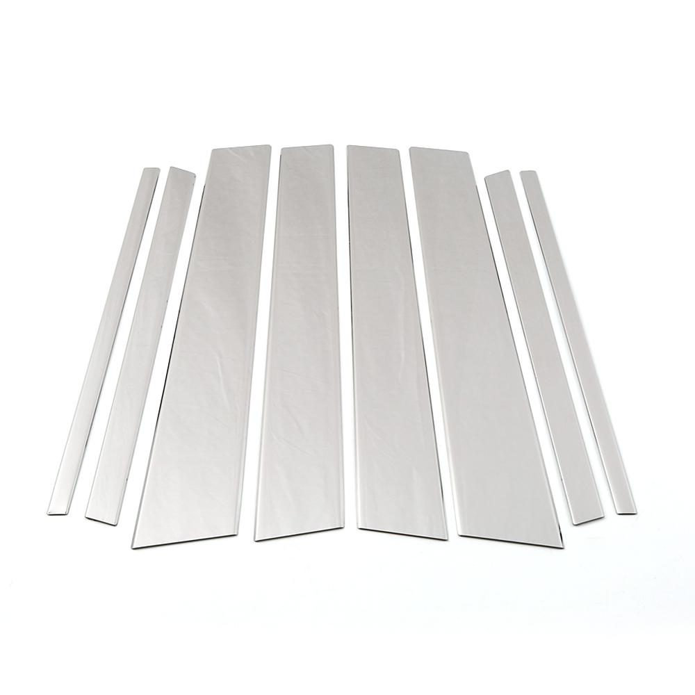 

For Toyota Rav 4 Rav4 3 Gen 2008-2013 Chrome Window Pillar Strip Cover Trim Stainless Steel Center Pillars Sticker Chrome