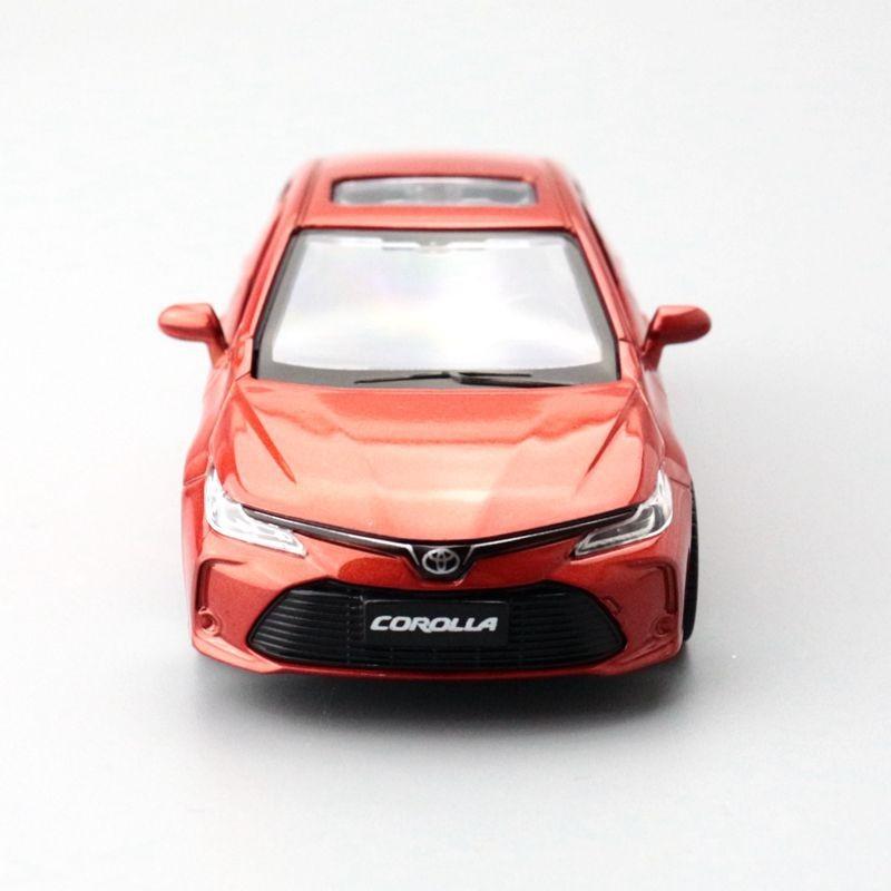 

Alloy Toyota Simulation Corolla Sedan Model Toy For Collection And Display оранжевый