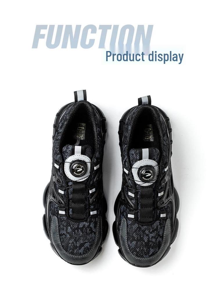 Men's Steel Toe Work Shoes: Anti-Smash, Anti-Puncture, Comfortable, Long-Lasting Wear