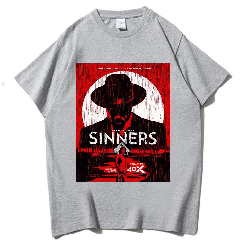 Sinners 2025 Action Movie Tshirt Harajuku Oneck Casual Shirt Gift