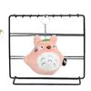 Mini Totoro Plush Toy Soft And Cute Cat Stuffed Animal Keychain Bag Charm**