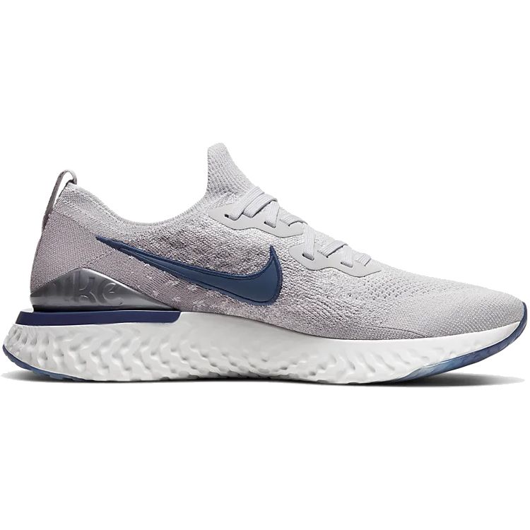 Nike Epic React Flyknit 2 Vast Grey Coastal Blue Men Sneakers Atmosphere BQ8928-015
