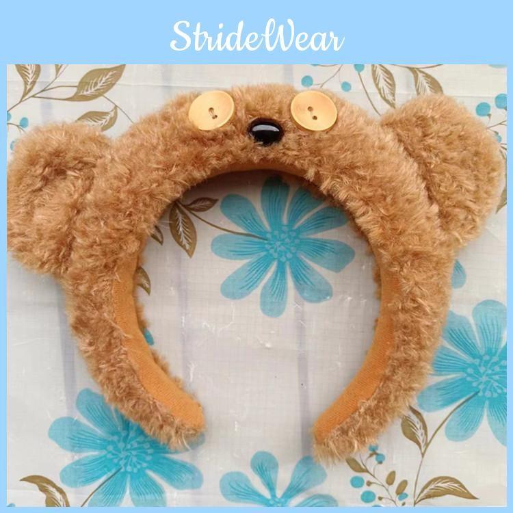 Clasp Hair Bear Animal Themed Plush Headband For Carnival Costumes Gifts And