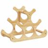 VidaXL Wine Rack for 6 Bottles 35x18x25.5 Cm Bamboo 373371