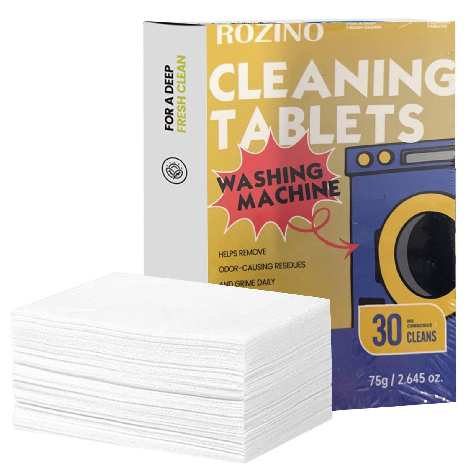

Таблетки для чистки стиральных машин Полностью автоматическая дезинфекция и стерилизация Таблетки для чистки Бытовая стиральная машина Глубокое удаление пятен One Size жёлтый