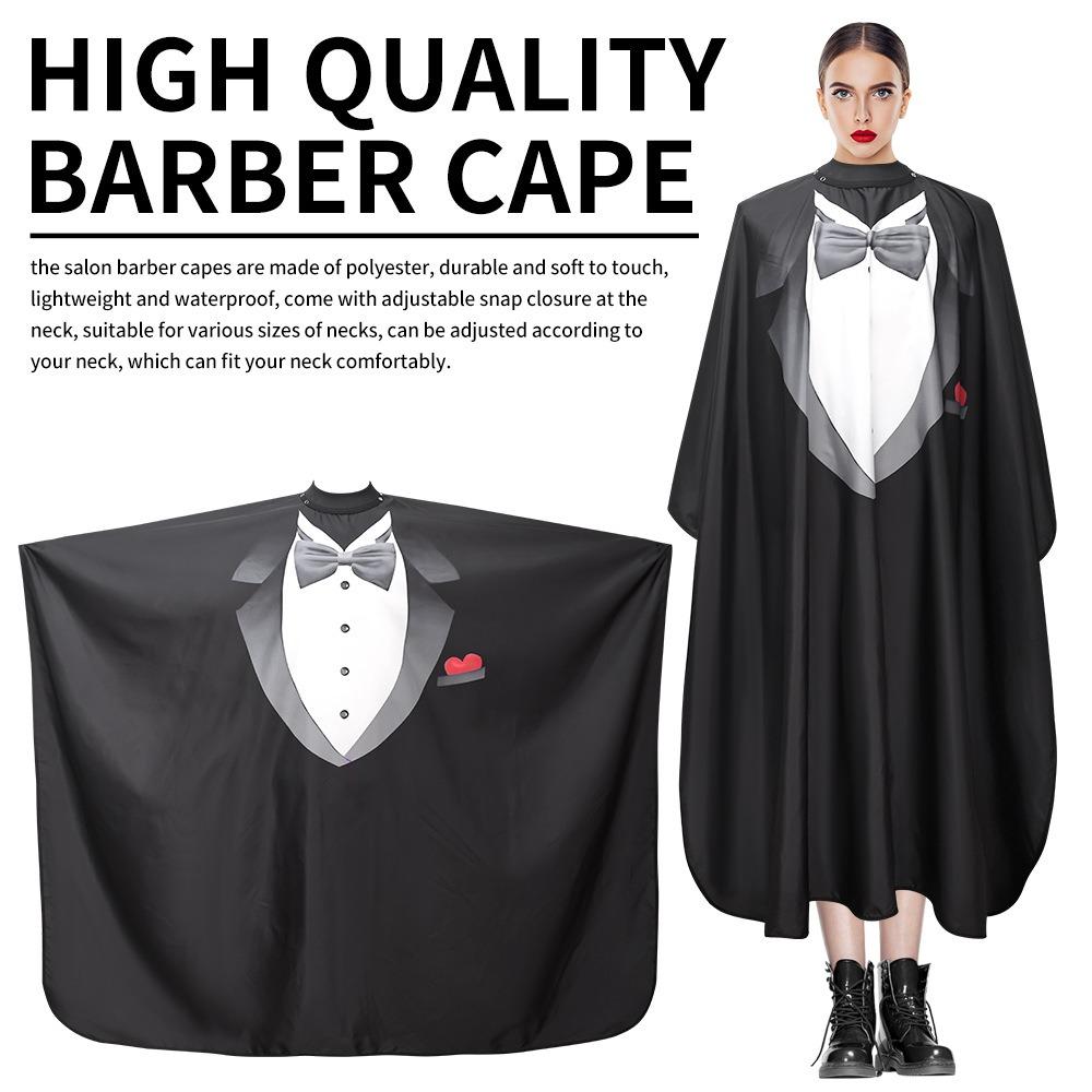 Pattern of Suit Barbershop Capes Professional Hairdresser Apron Salon Haircutting Shirt  Barber