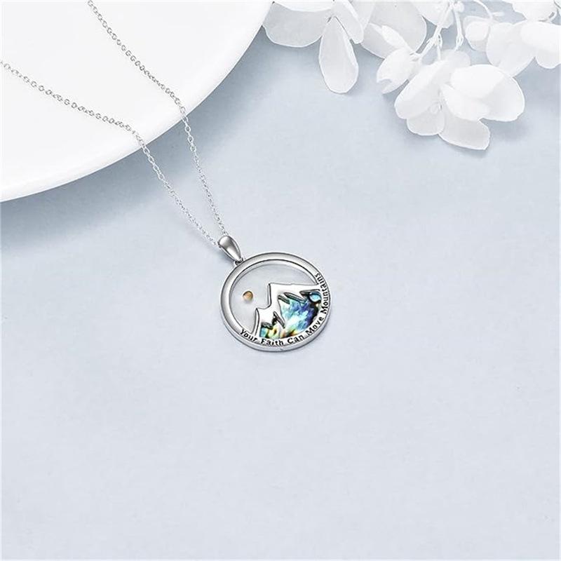 

Stainless Steel Bracelet with Simple Shell-inlaid Mustard Seed Necklace for Women Necklace