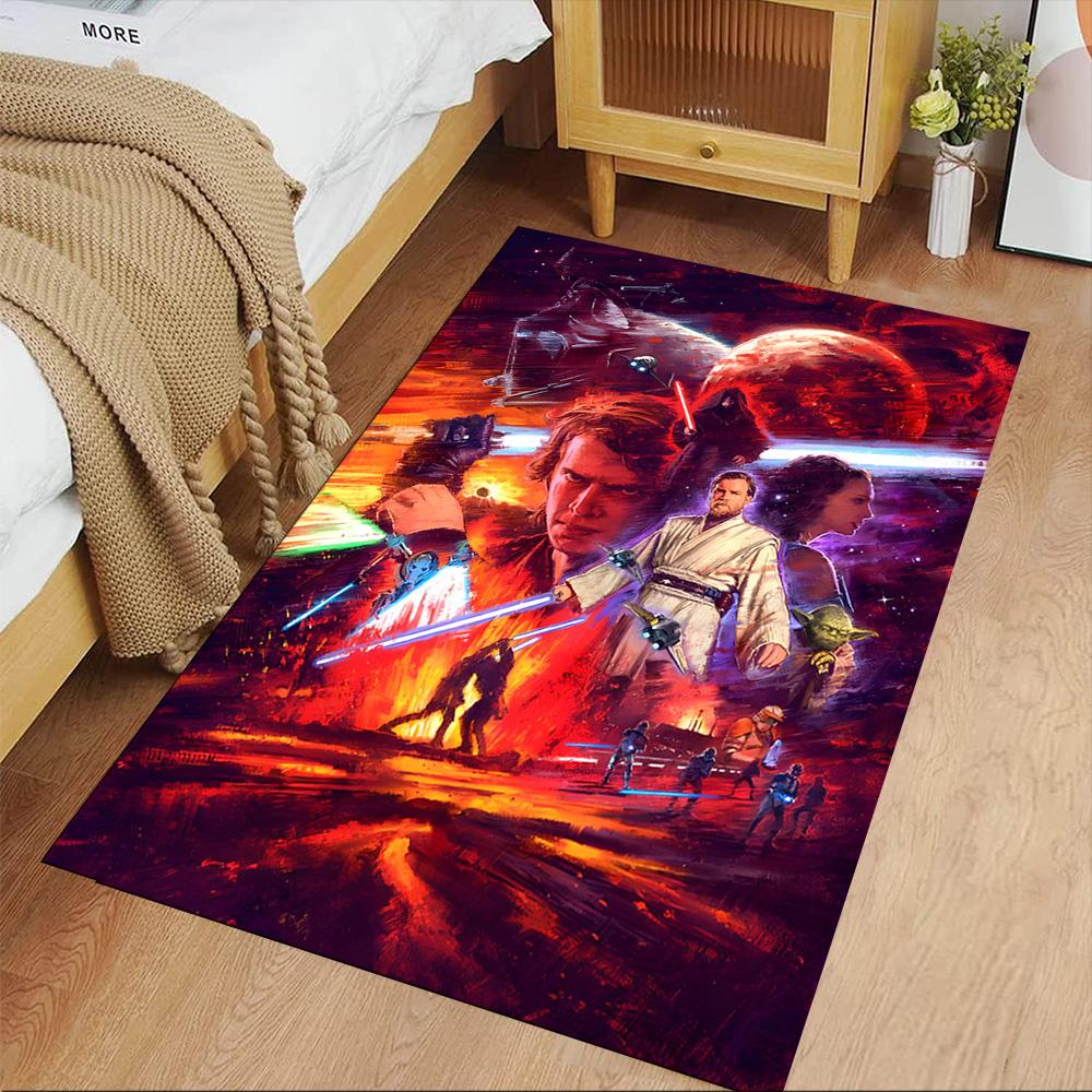 Star Wars Floor Mat Perfect for Study Room Entryway Outdoor Hallway Antislip Carpet Decorate Offices Gift for Festivals
