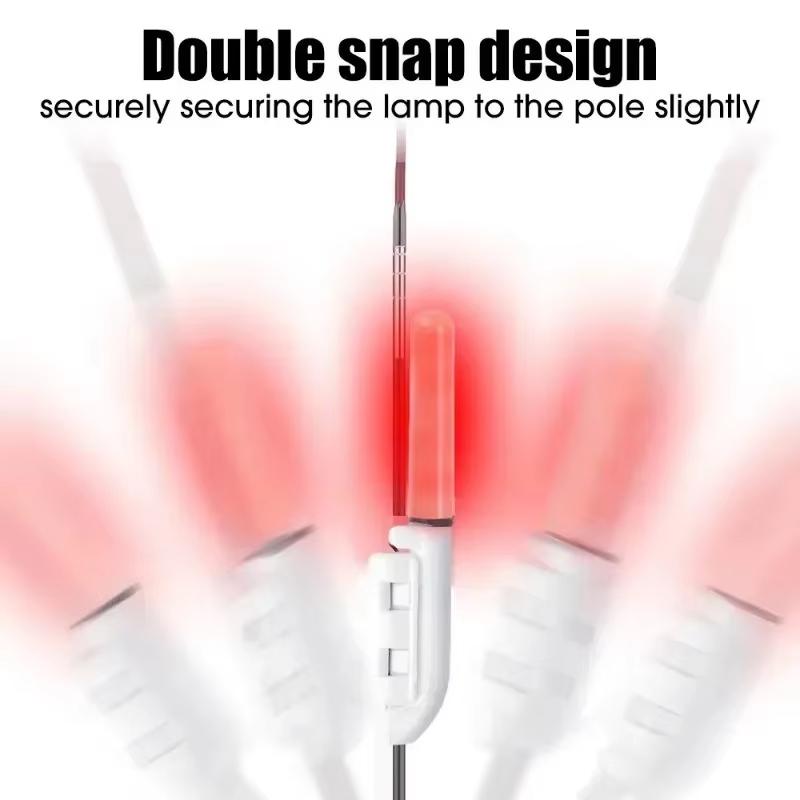 1 Piece Luminous Led Bells Light Rods Flash Electronic Fishing Rod Tip Light Rods Night Bright Fish Bite Alarms Tools