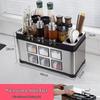 Stainless Steel Kitchen Seasoning Organizer Set