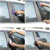 4Pcs Auto Fenster Säule Tür Beiträge Trim Abdeckung Glänzend Schwarz Für Ford F-150 2015-2021 Auto Außen Teile