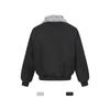 Factory American Deconstruction Wolf King Fur Collar Cotton Clothes Winter High Sense Short Wide Quilting Cotton Jacket Cotton Clothes