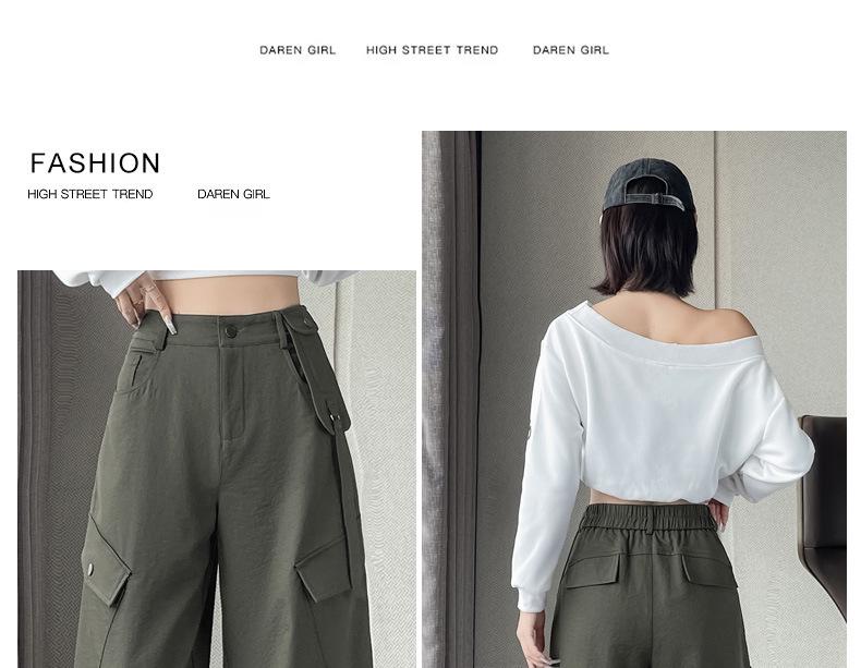 Autumn 2025 Women's American Work & Hiking Pants: Loose, Slimming, Casual Cool Style.