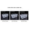 Reptile Breeding Box Secure Portable Terrarium with Clear View Escape Proof Lid for Transport and Pet Display
