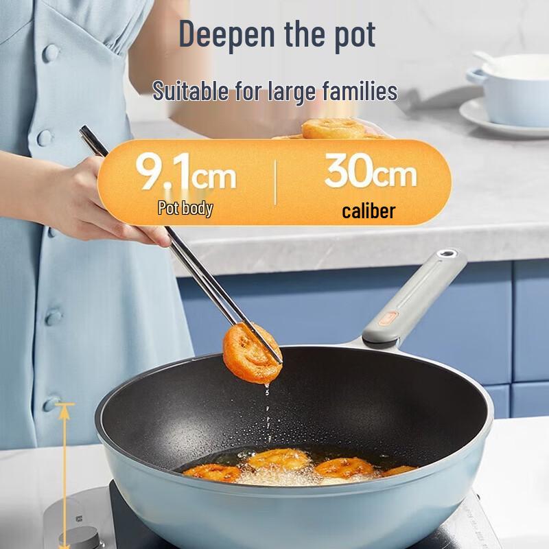 

COOKER KING 30cm Non-stick Stainless Steel Wok