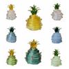 Ananas Comosus Crystal Pineapple Ornaments Glass Miniatures Pineapple Model  Fengshui Paperweight