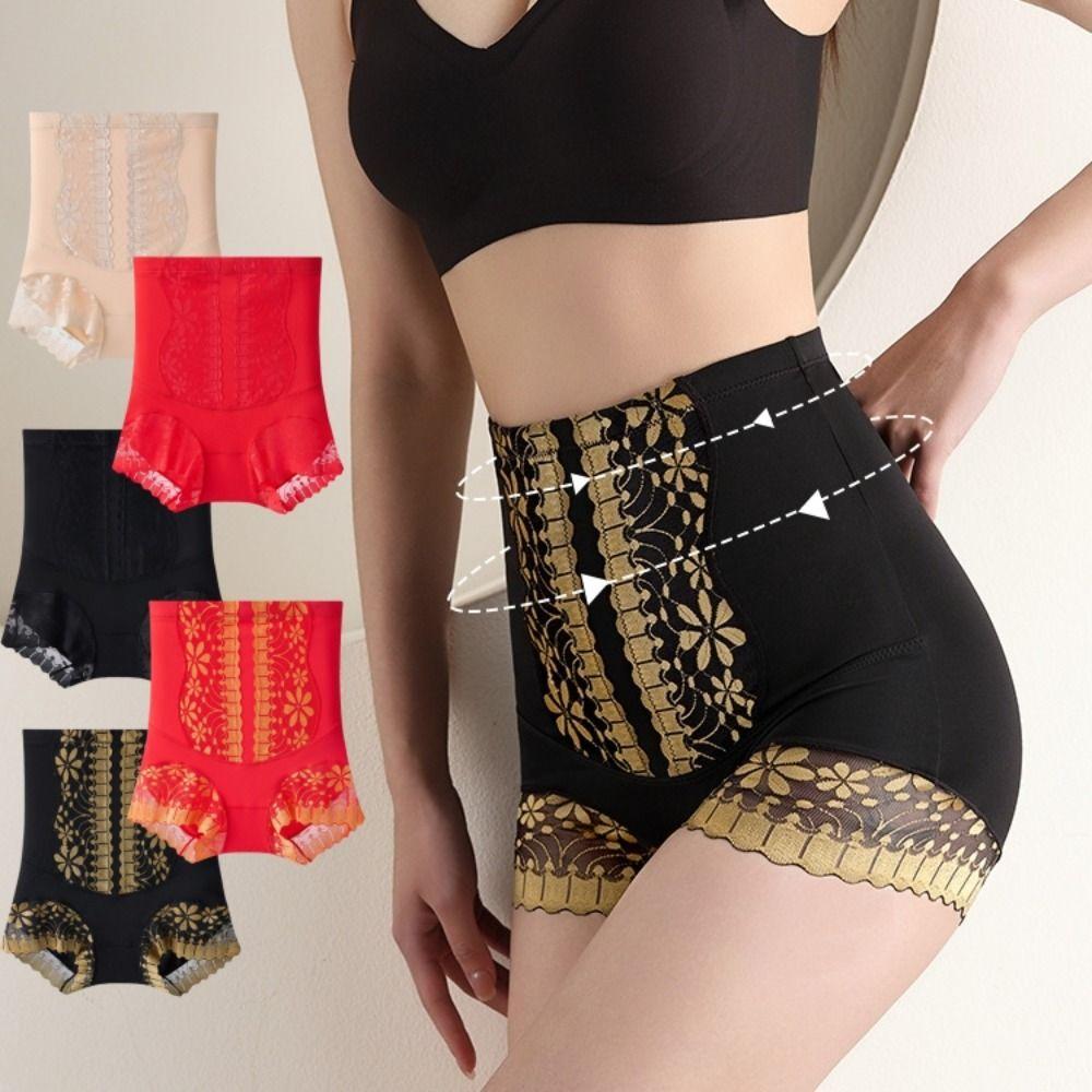 High Waist Tummy Control Underwear Belly Contracting Butt Lifting Panties  Body Shaping