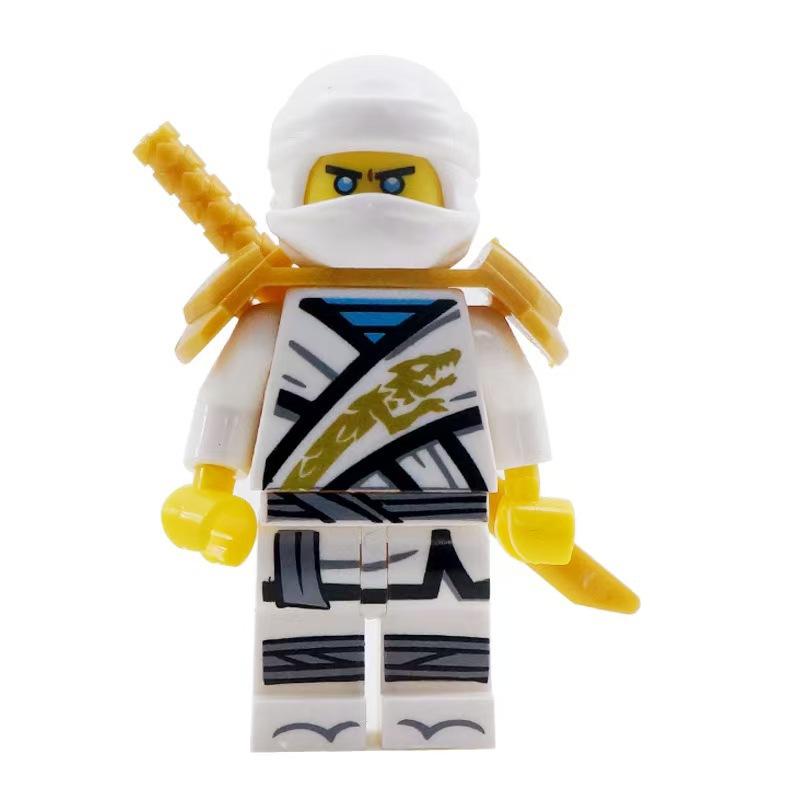 Ninja building block doll doll doll doll figurine assembly puzzle small particles assembly building block toy