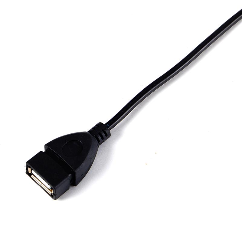 0.2 M 3.5Mm Male Audio Aux Jack To Usb 2.0 Type A Female Otg Converter Plug