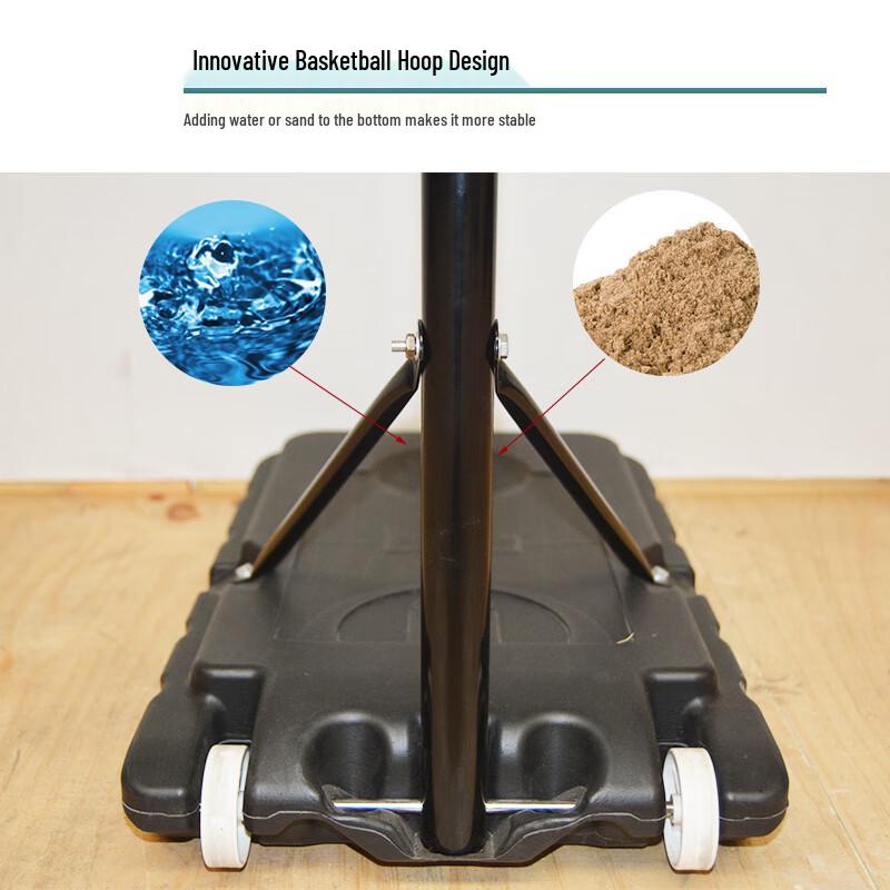 Adjustable Kids Portable Basketball Hoop