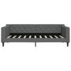 Daybed Dark Grey 90x190 Cm Fabric