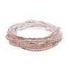 European & American Style Colorful Zircon Diamond Elastic Tennis Bracelet