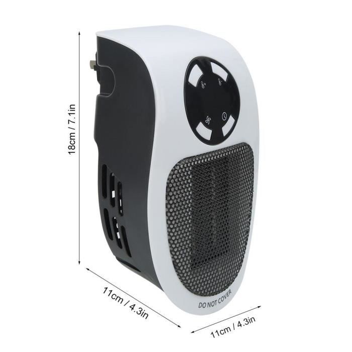 Chauffage électrique céramique CTP - Portable - Télécommande - 500W