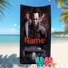 Customizable personalized beach towels Michael Myers themed designs.Suitable for the beach, yoga, sports;ideal as beach accessories