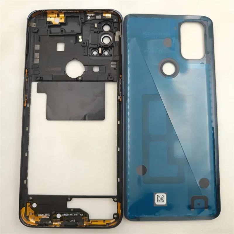 For OnePlus Nord N10 5G BE2025 Phone Housing Middle FrameBattery Back Cover Case Panel Lid Rear Camera Lens