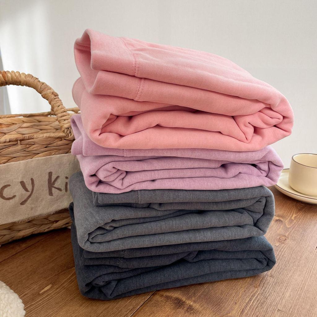 2025 Children's Casual Wool Four-Layer Thick Warm School Uniform Leggings