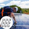 Solar Panel Centre Clamps & Rail Replacement Aluminum Alloys Adjustable Solar Panel Bracket Clamp Install Accessories