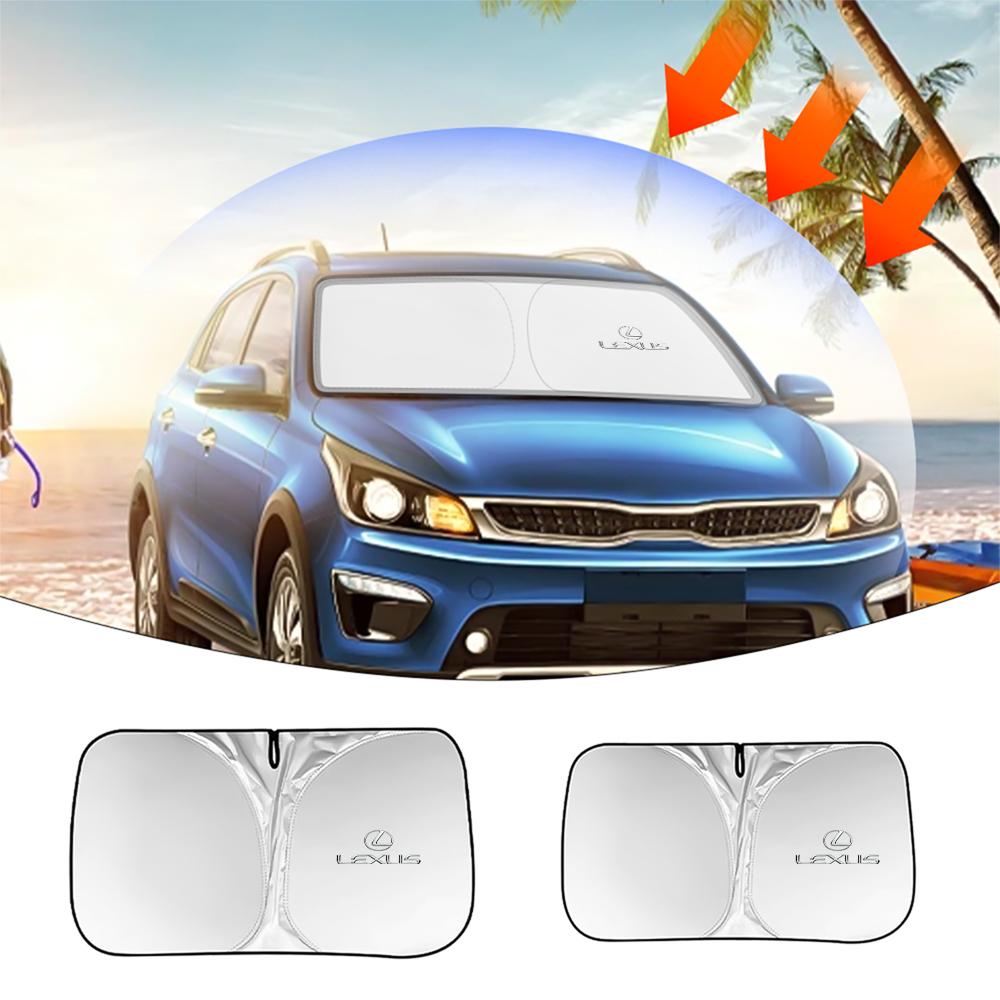 crptuz1 Car Window Sunshade Cover Sun Windshield Visor Foldable UV Protection Curtain For LEXUS IS250 RX400h EX300h RX450h IS300h ES300h
