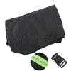 Black Car Cover Waterproof Windproof Dustproof UV Protection Scratch Resistant with Reflective Strips for Trucks Off