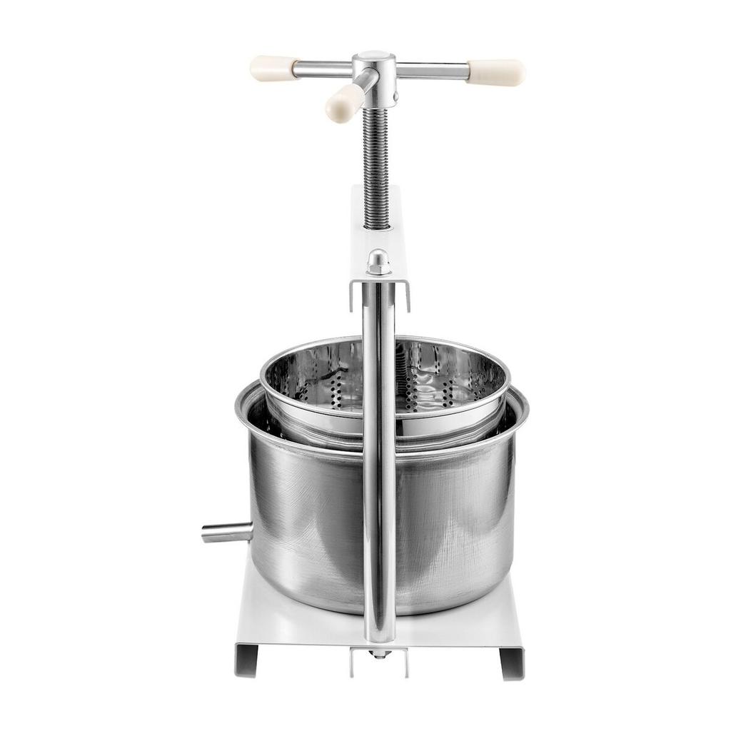 Fruit Wine Press Manual Press for Wine Making 1.45 Gal/5L Stainless Steel