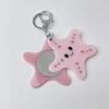 Whale Mirror Pendant Keyring Animals Bag Pendant Lovely Acrylic Keychain  Bag Accessory