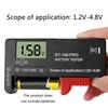 Multiple Type Battery Voltage Meter Measurement Analyzers for AA 9V Featuring Realtime LCD Readout Household Appliances