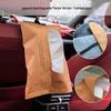 Wall-Mounted Luxury Car Tissue Box: Waterproof, Pull-Out Design, DuPont Paper, Customizable High-End Feel